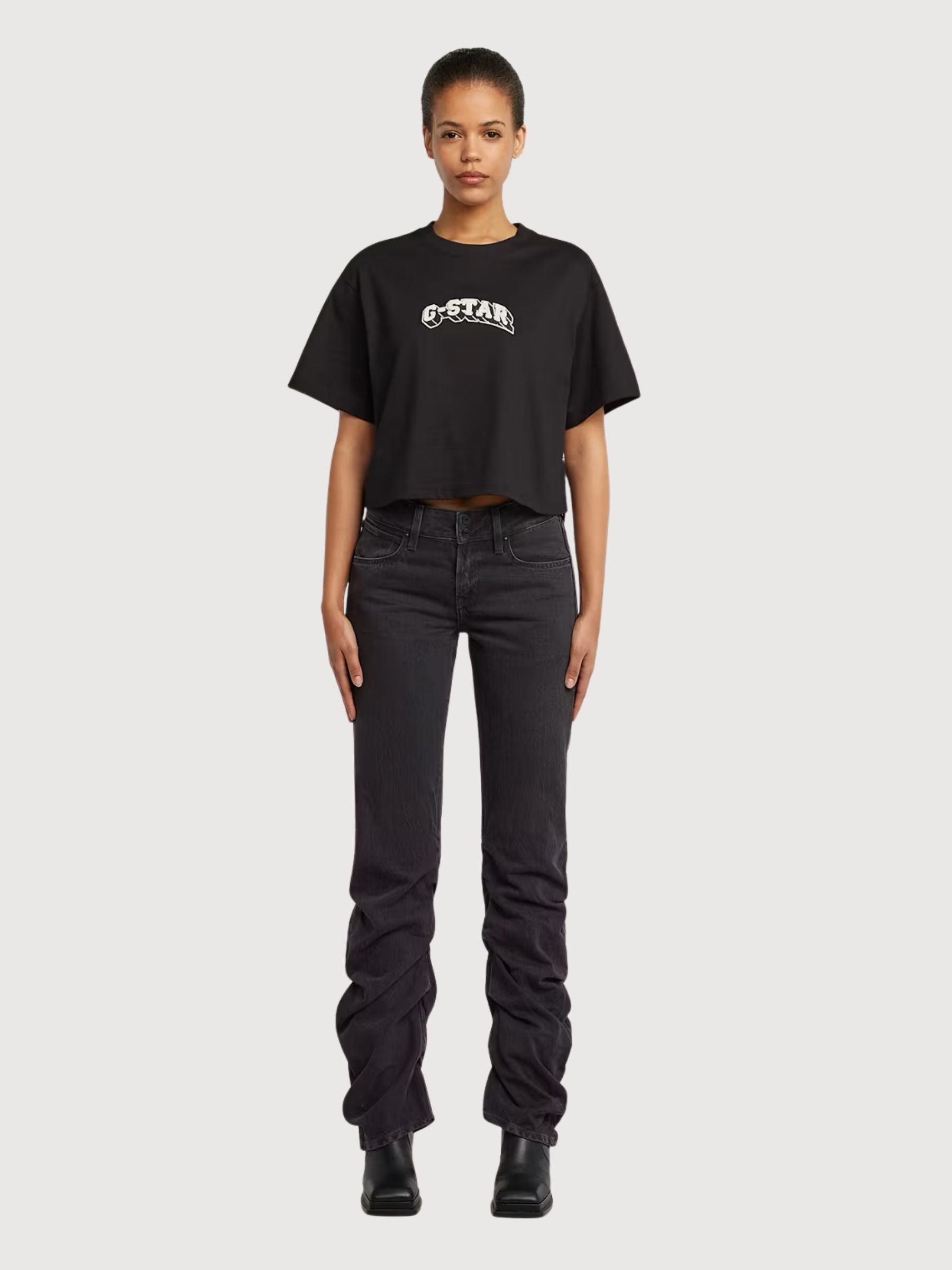 Schlagjeans in Schwarz, Damenmodell | G-Star