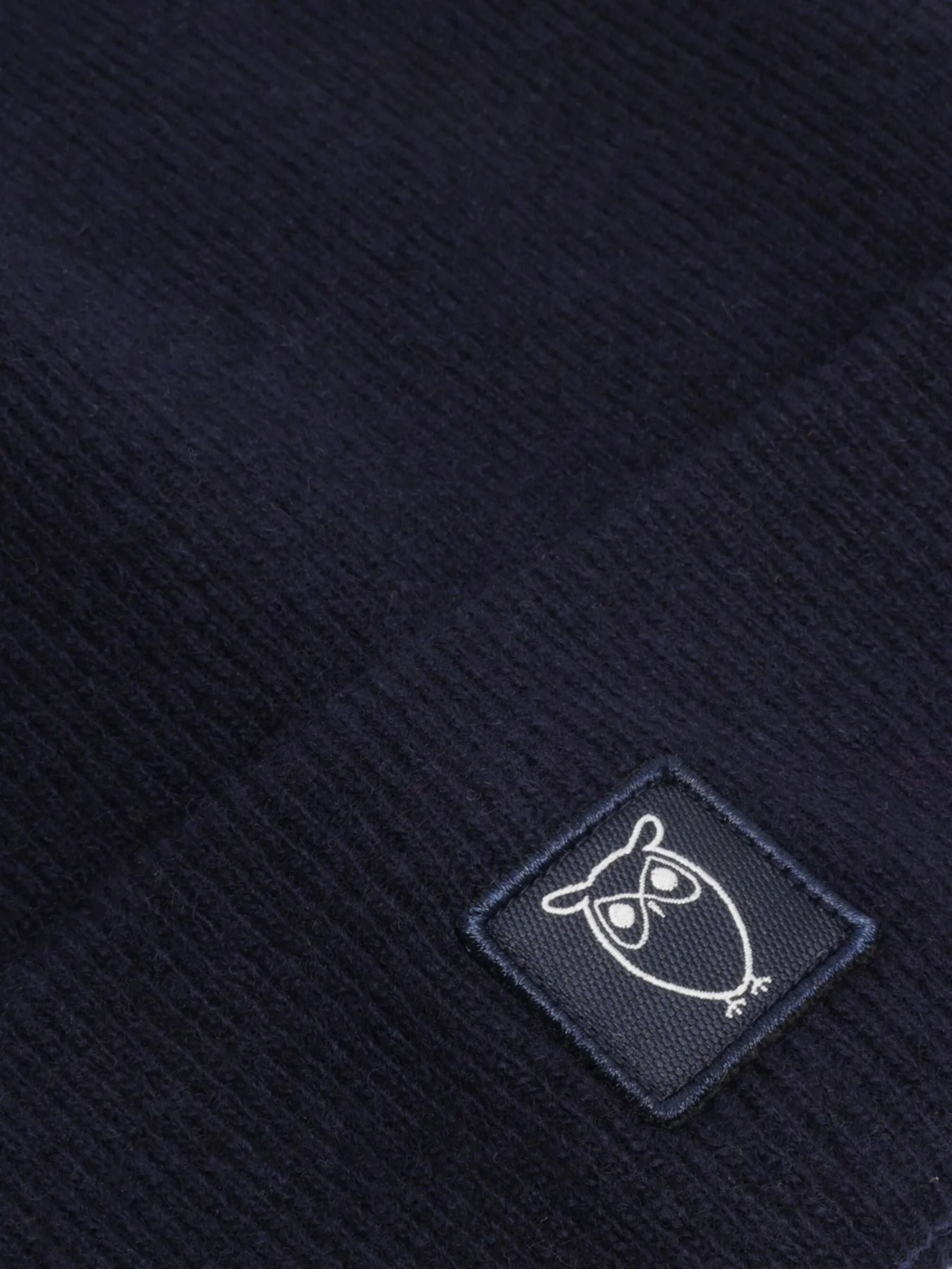 Doppellagige Mütze, Marineblau | Knowledge Cotton Apparel