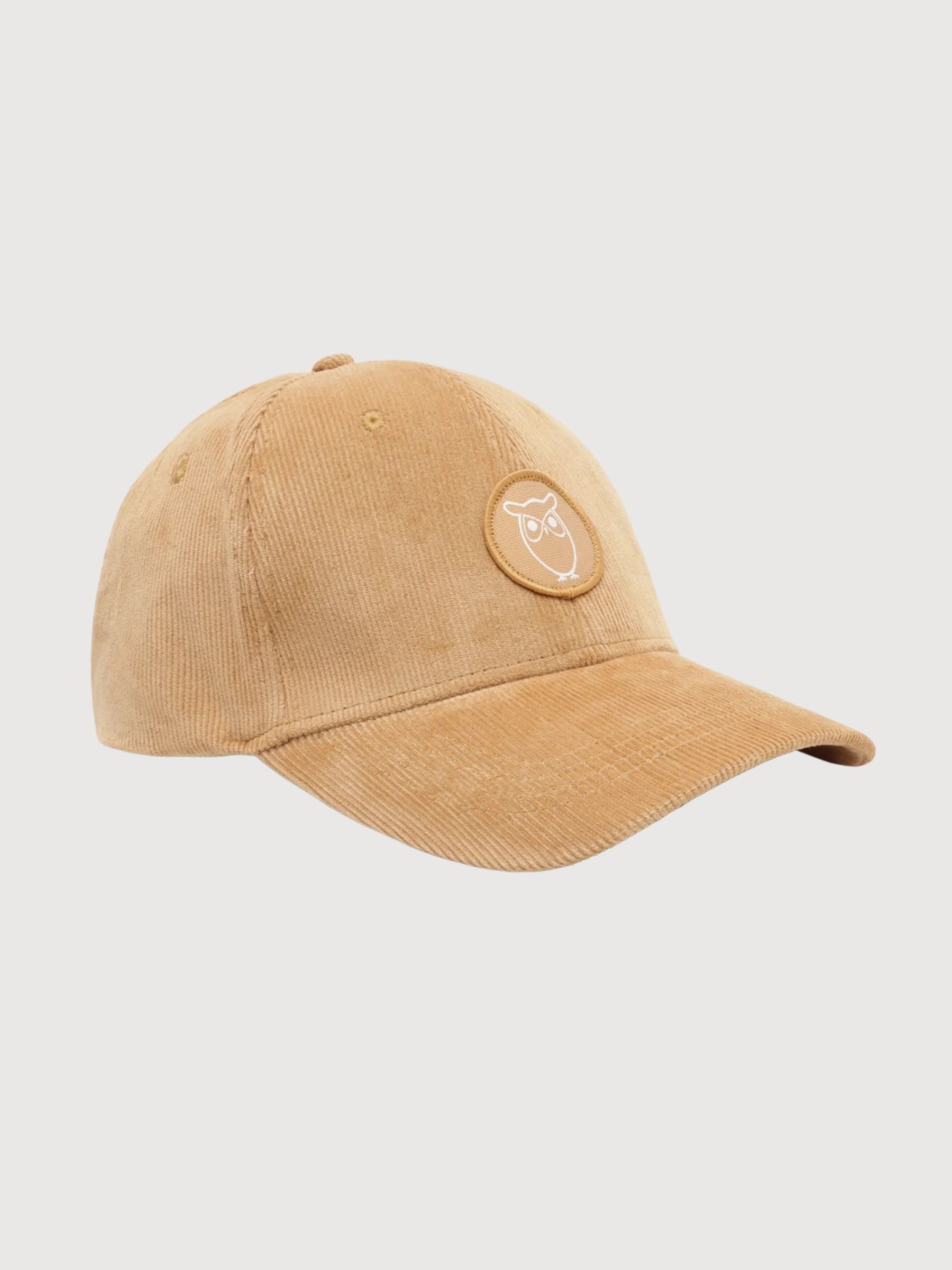 Baumwoll-Cord-Mütze Apfel-Zimt | KNOWLEDGE COTTON APPAREL