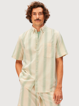 Shirt Striped Short Sleeve Foam | Armedangels