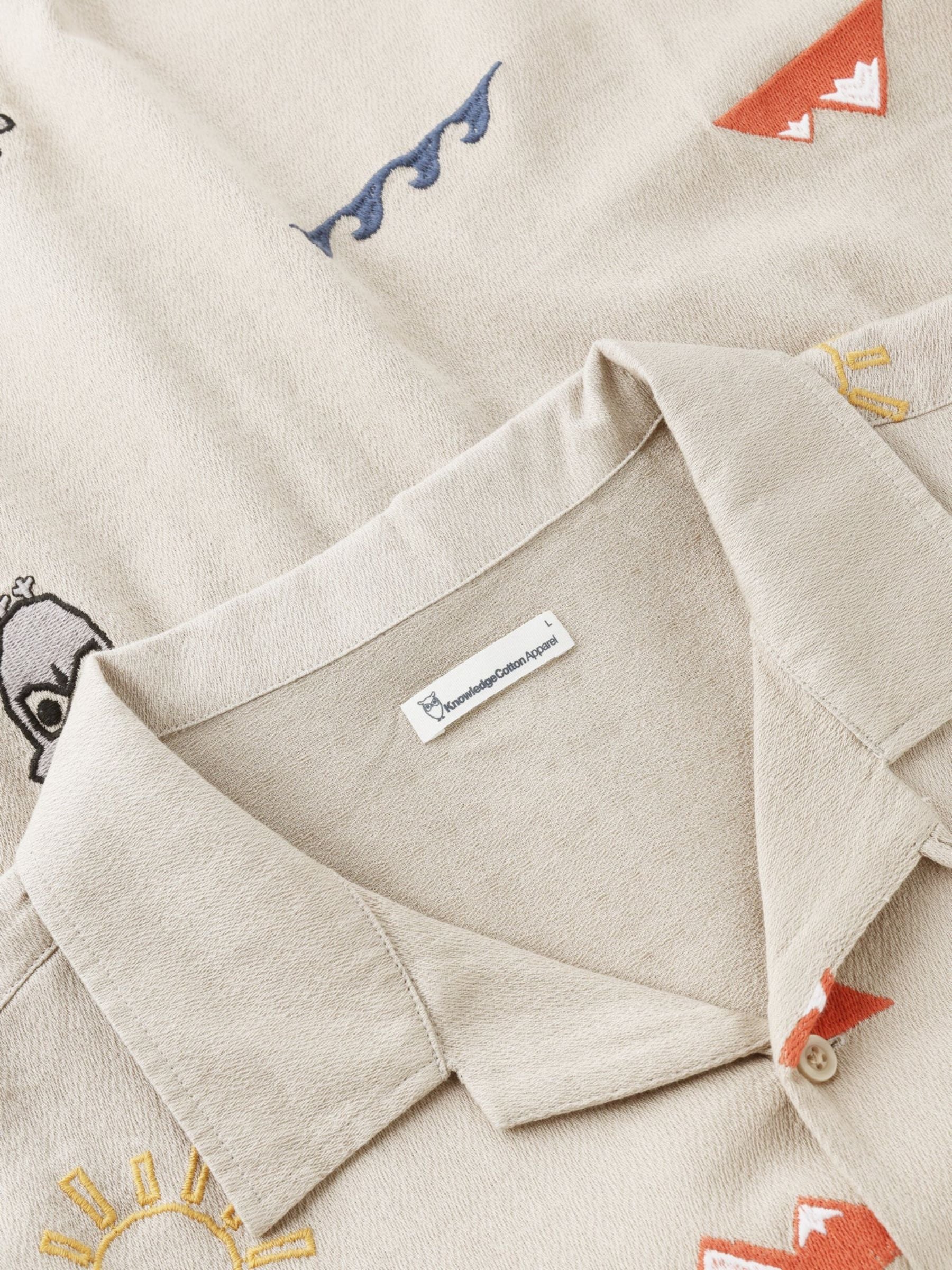 Bio-Baumwoll-Stickhemd | Knowledge Cotton Apparel