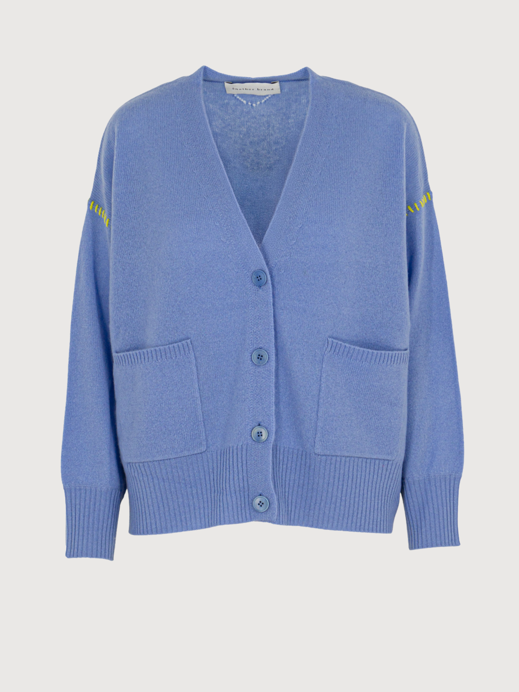 Cardigan Kontrastnaht Cielo | Another Brand
