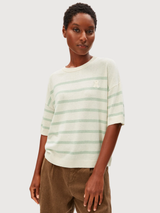 STRIPE LINEN BLEND SWEATER | ARMEDANGELS