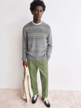Knit Sweater Yarnmix Fatigue Green | Armedangels