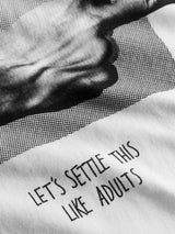 Stockholm T-shirt Like Adults Cotone Biologico Bianco | Dedicated