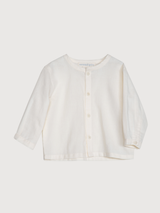 Baby Taffeta Shirt in Creme   Organic Cotton Taffeta | SERENDIPITY