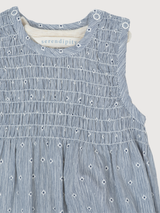 Baby-Strampler aus indigofarbener Bio-Baumwolle  | SERENDIPITY