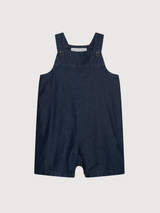 Baby Overall in Dark Denim   Organic Cotton Denim | SERENDIPITY