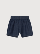 Baby Shorts in Dark Denim   Organic Cotton Denim | SERENDIPITY