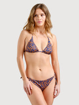 Bikini Top Yxlan Leopard Light Brown | DEDICATED
