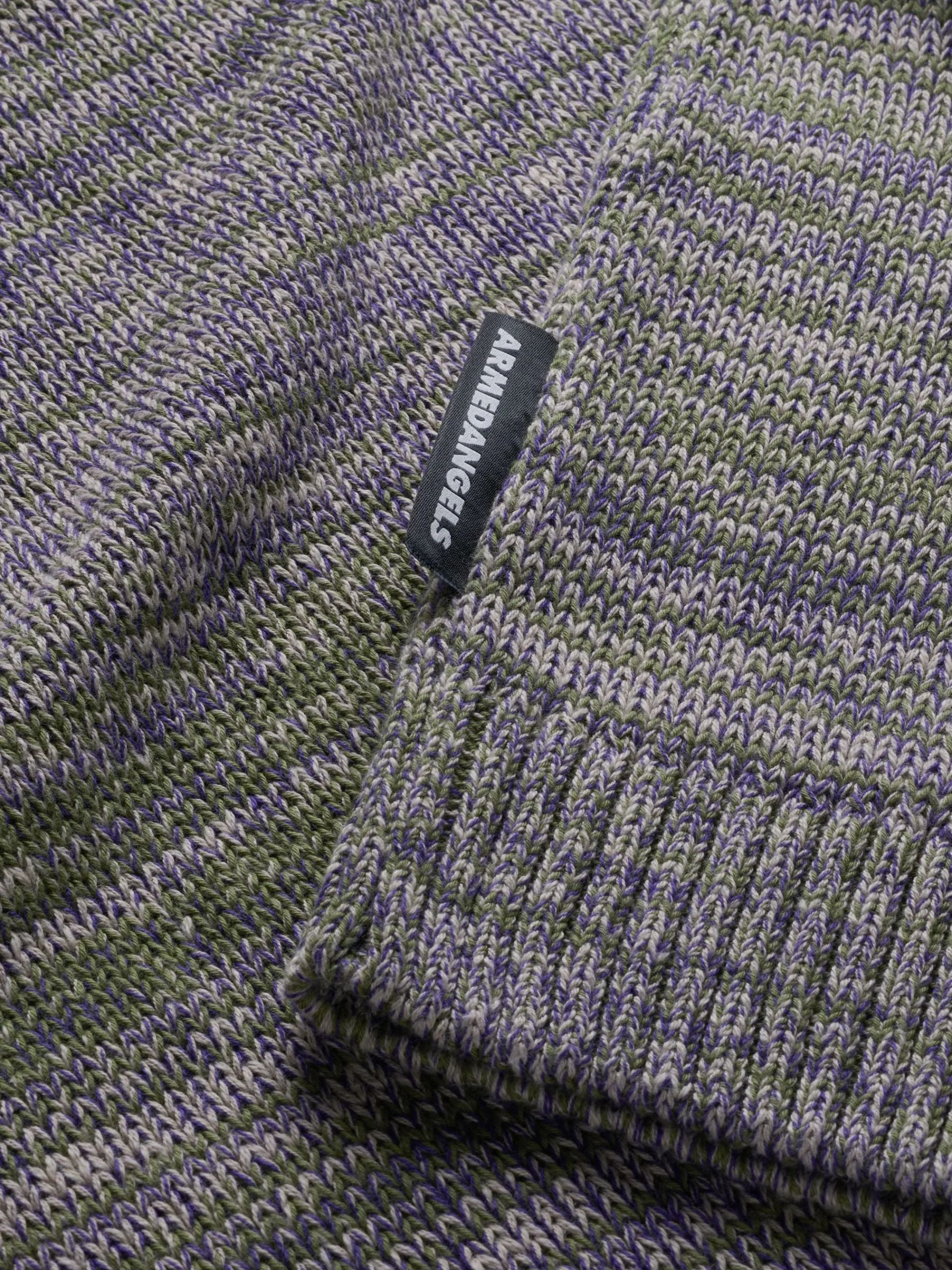 Knit Sweater Yarnmix Fatigue Green | Armedangels