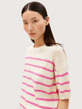 STRIPE LINEN BLEND SWEATER | Armedangels
