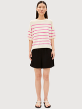 STRIPE LINEN BLEND SWEATER | Armedangels