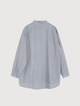 Women's Loose Shirt in Indigo Gem   Organic Cotton | SERENDIPITY