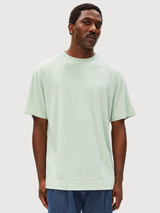 MAARKOS LINEN BLEND T-SHIRT Foam  | Armedangels