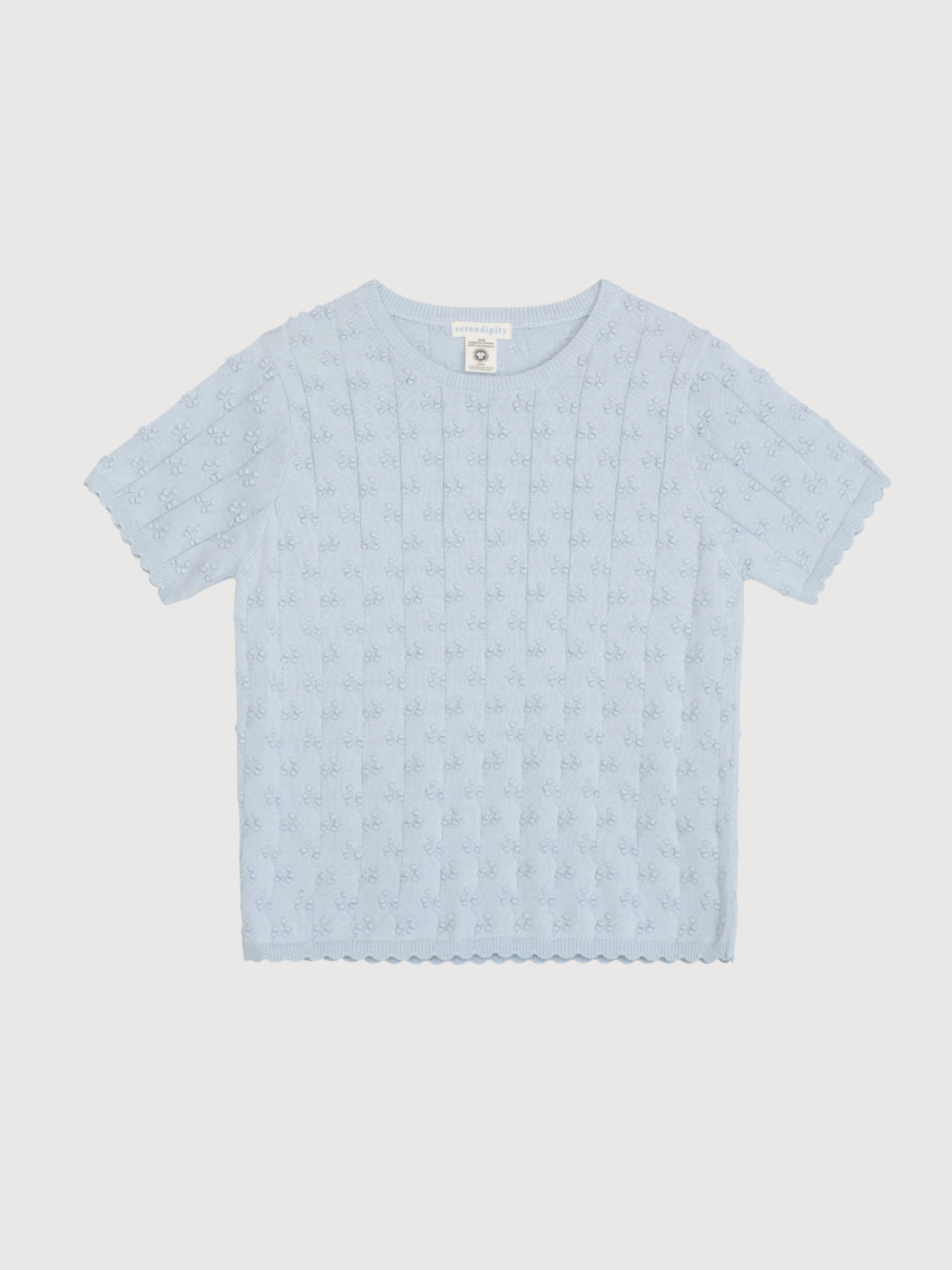 Damen-Twig-Kurzarmshirt aus luftiger Bio-Baumwolle | SERENDIPITY