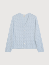 Women's Twig Cardigan in Air   Organic Cotton Knit | SERENDIPITY