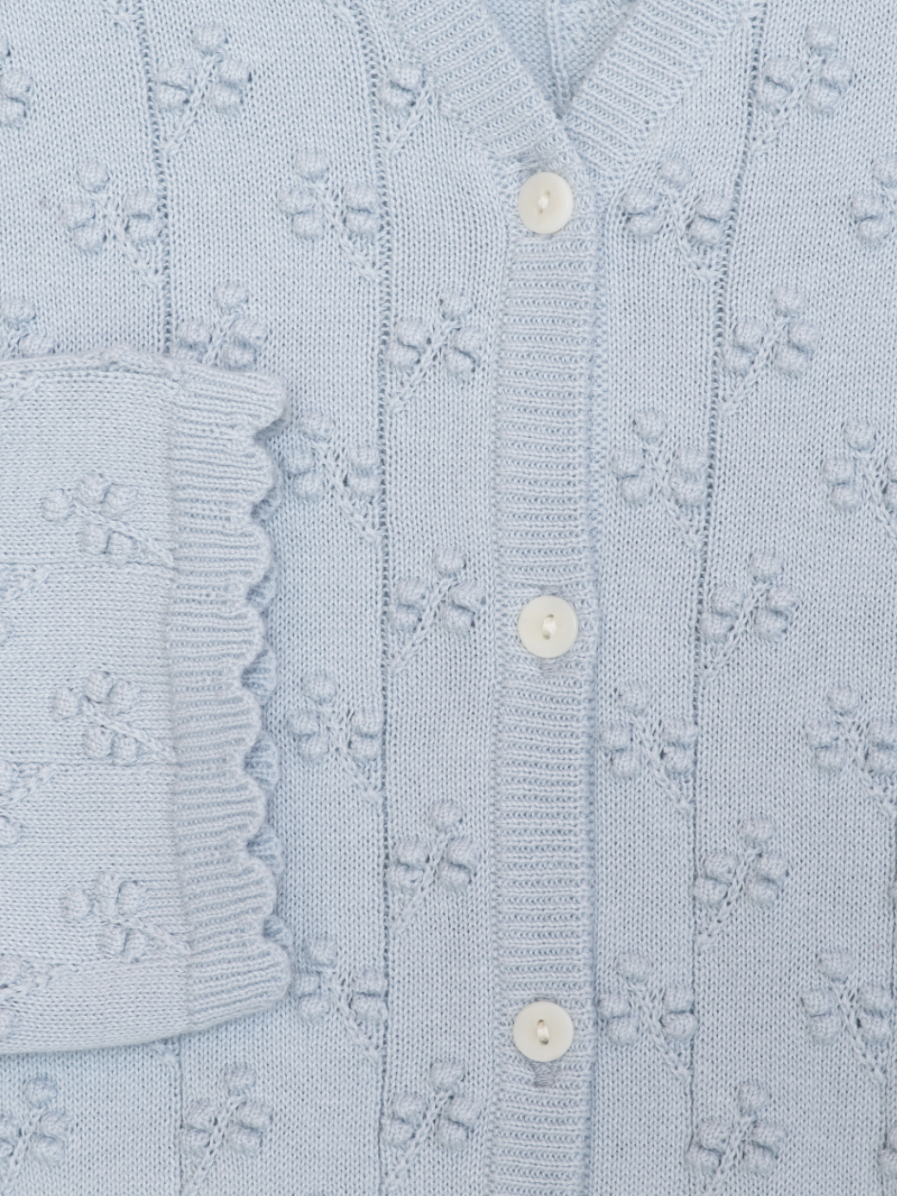 Women's Twig Cardigan in Air   Organic Cotton Knit | SERENDIPITY