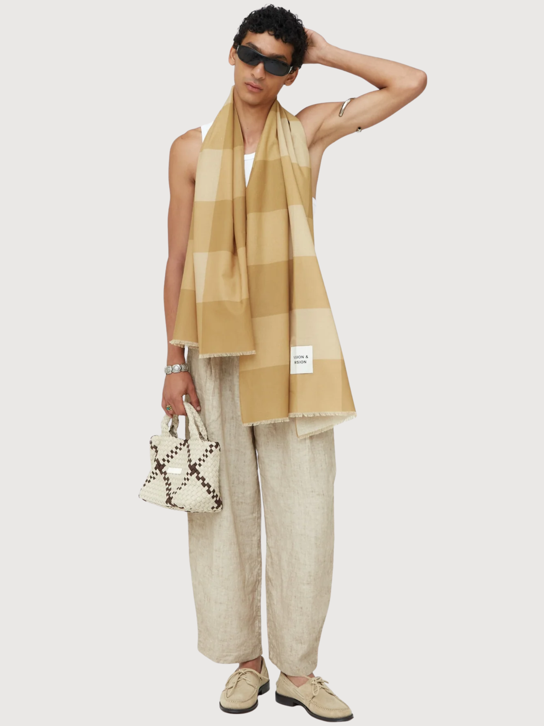 Scarf Large Vision & Mision Brown | Verb To Do