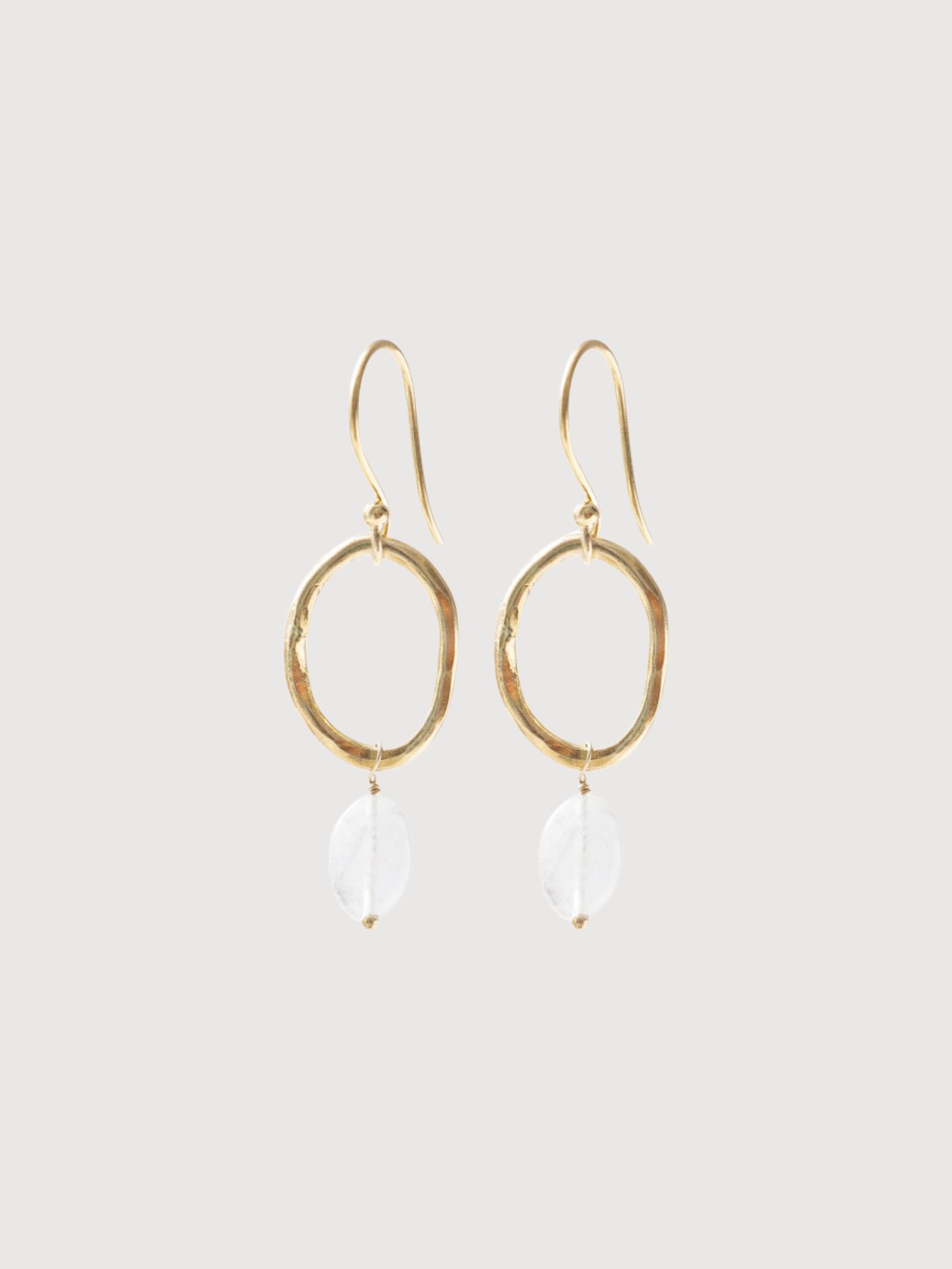 Earrings Graceful Moonstone | A Beautiful Story