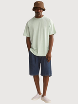 MAARKOS LINEN BLEND T-SHIRT Foam  | Armedangels