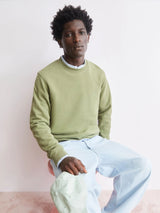 Sweatshirt Baaro Loop Fatigue Green | Armedangels