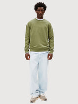 Sweatshirt Baaro Loop Fatigue Green | Armedangels