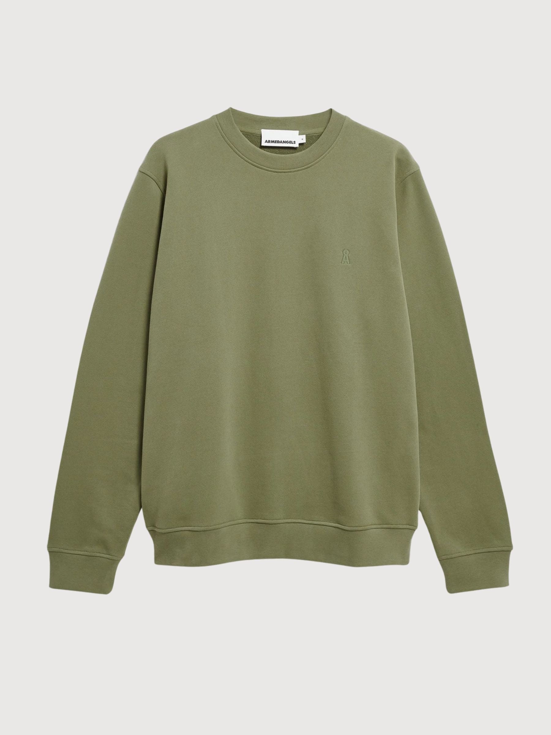 Sweatshirt Baaro Loop Fatigue Green | Armedangels