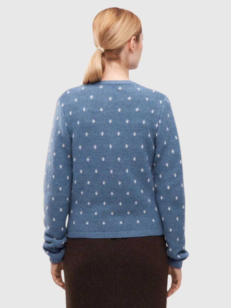 Doreen Blue Damen Strickjacke  | Stapf