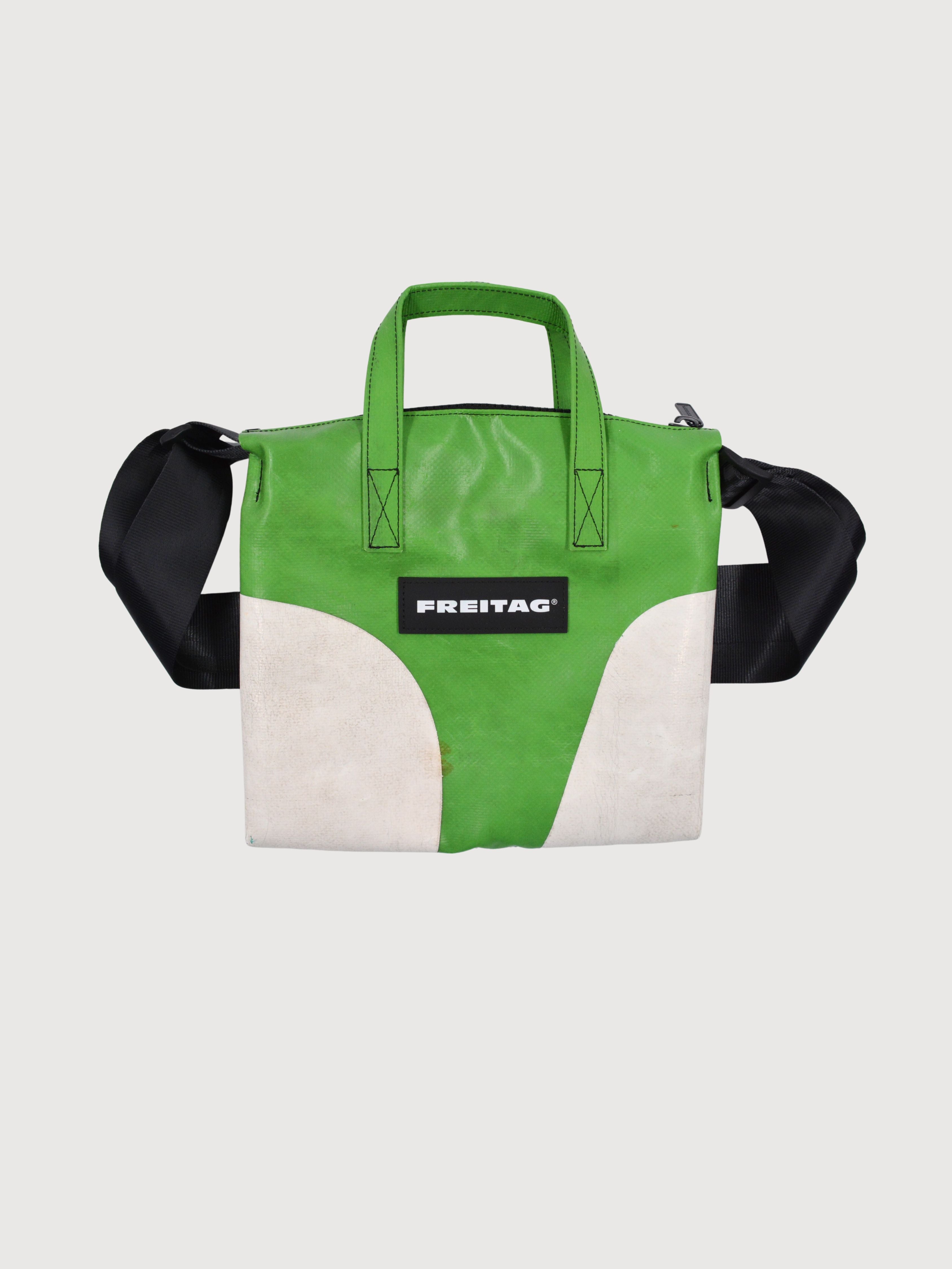 F274 RUBY Borsa a tracolla Bianco/Verde | FREITAG