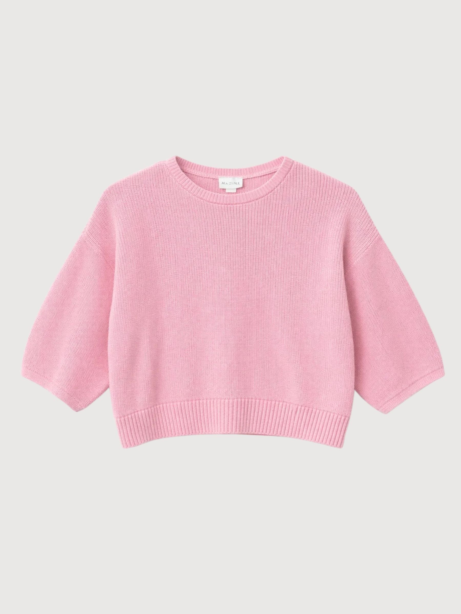 Pullover Half Sleeve Woman Blossom Pink | Mazine
