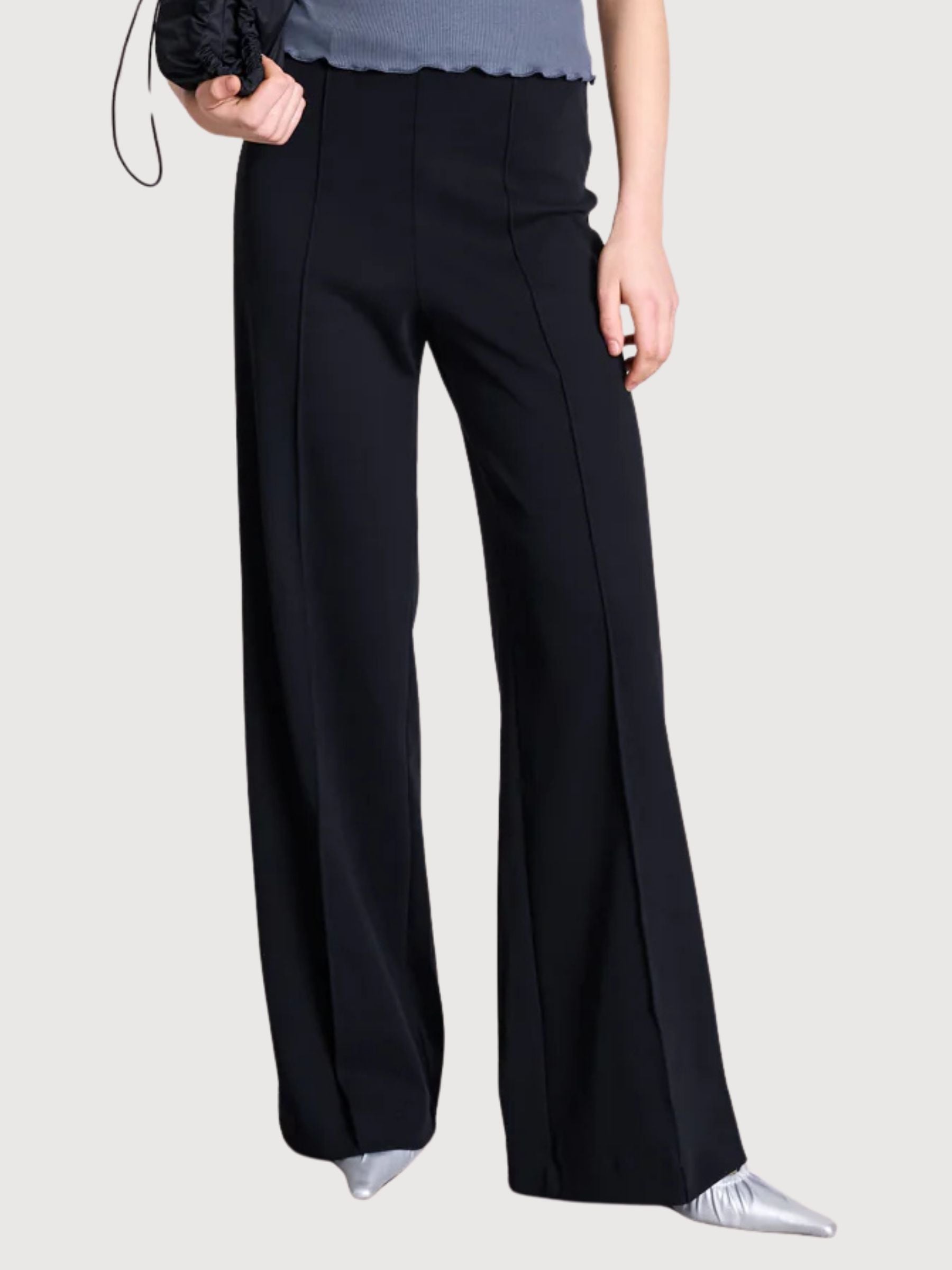Trouser Laredo Black Woman Cotton | Jan N June