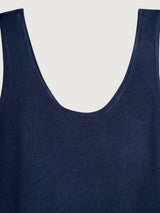 Top Valeria Woman Blue Mora Viscose | Rifo
