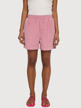 Shorts Corduroy Woman Cogtton Blush Pink | Mazine