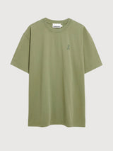 T-shirt Iconic A Maarkos Fatigue Verde | Armedangels