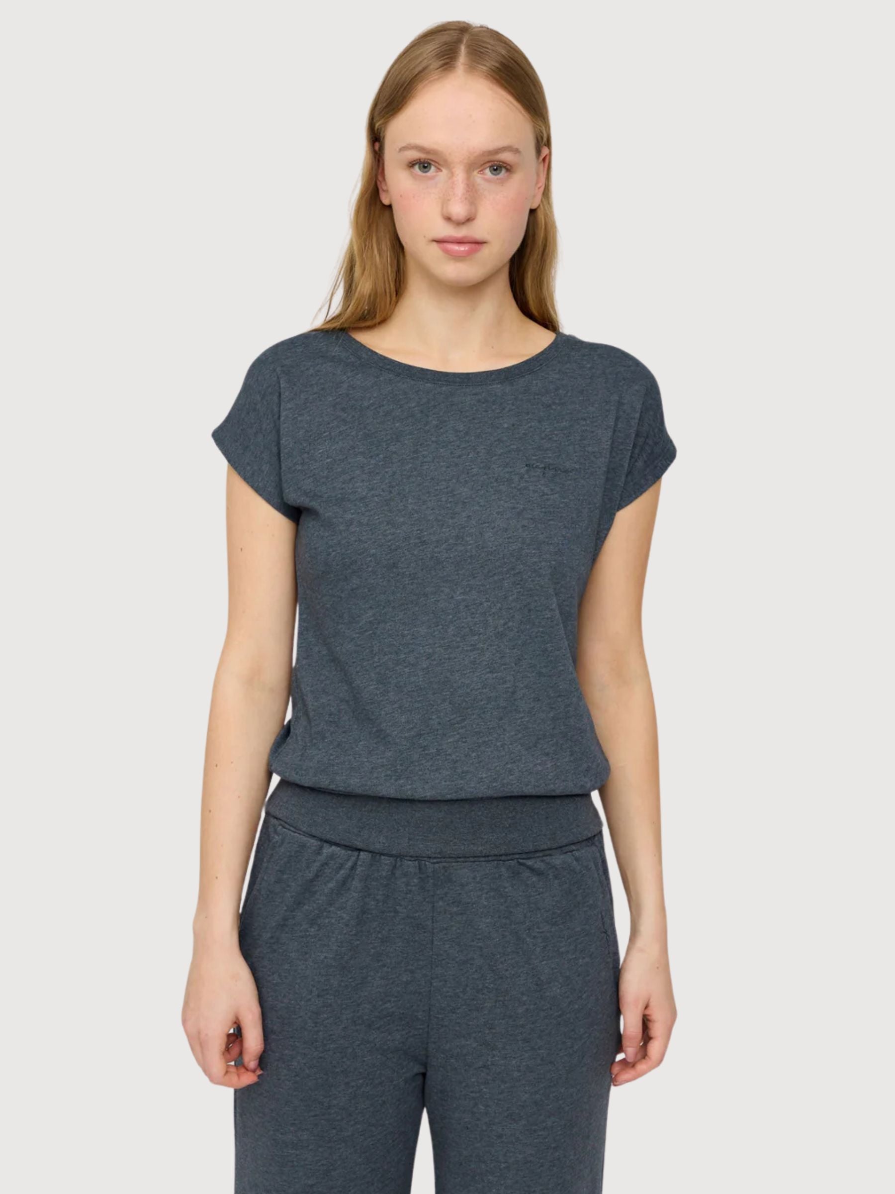 Top Jersey Knit Woman Ink Blue | Mazine