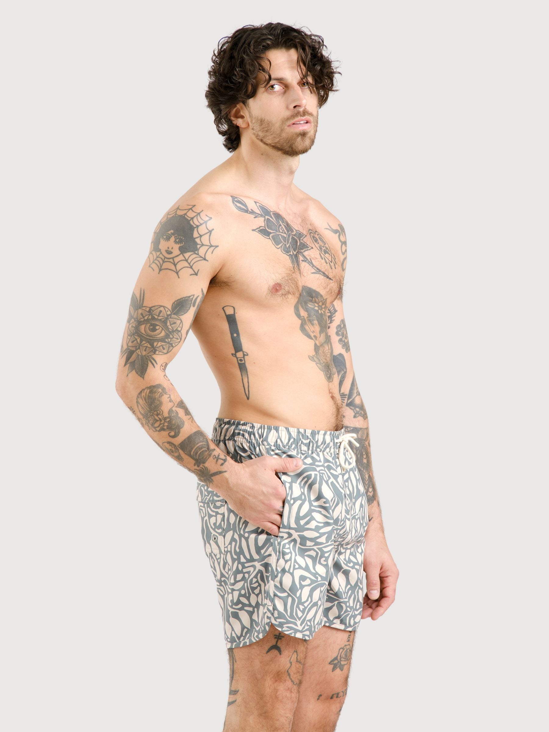 Swimshort Sandhamn Green Man | Dedicated