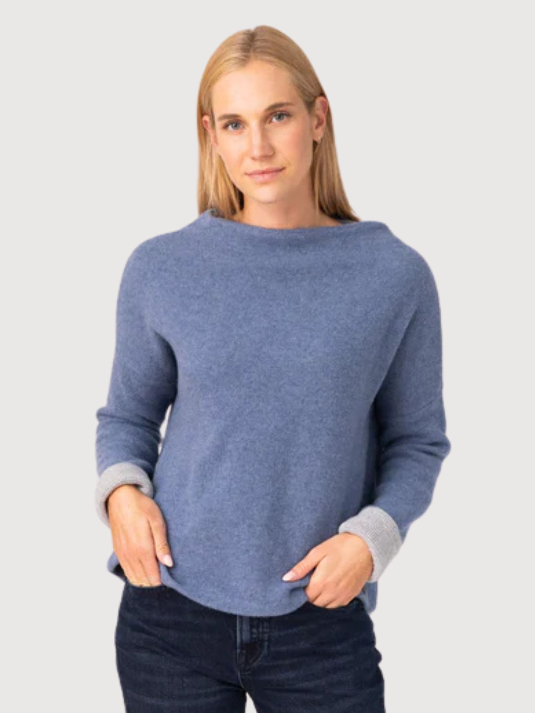 Pullover Nicoletta Wool Blue | Stapf