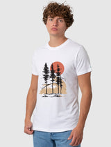 Daniel T-shirt Forest White | Re-bello