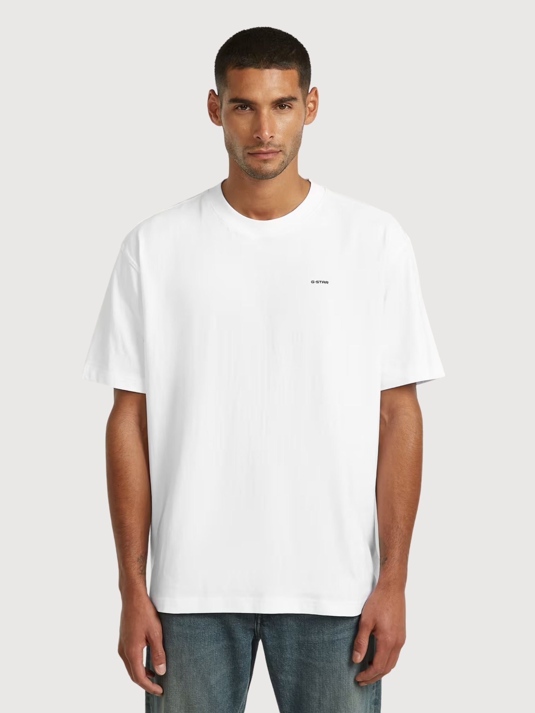 T-Shirt Base R White Man | G-Star