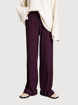 Trouser Smilla Dark Purple Woman | Jan N June