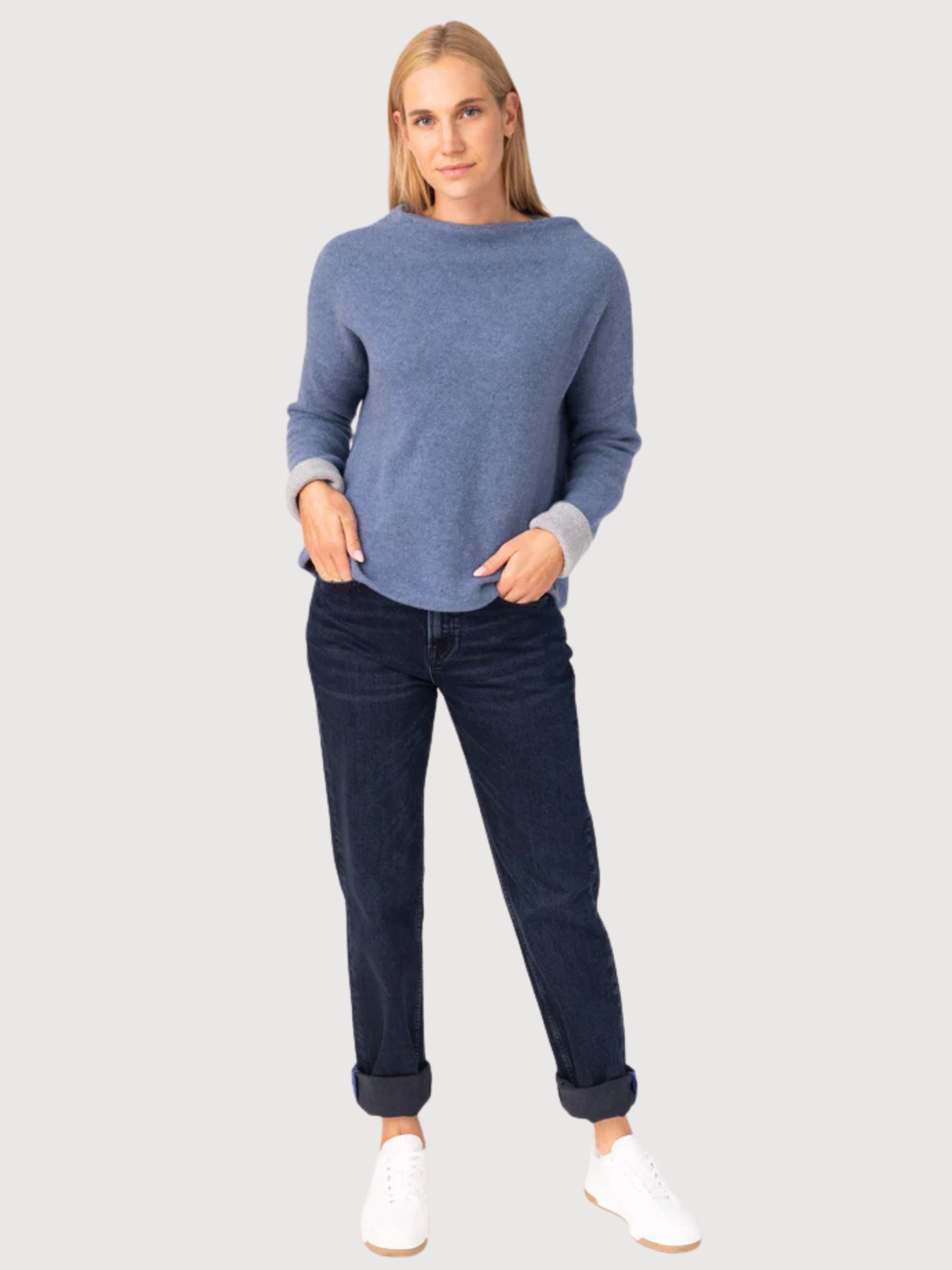 Pullover Nicoletta Wool Blue | Stapf