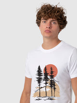 Daniel T-shirt Forest White | Re-bello