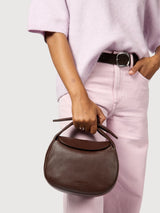 Borsa Coco Croissant Marrone Scuro | O My Bag