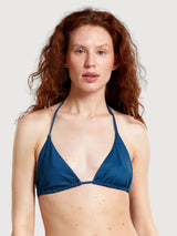 Yxlan Majolica Blau Bikini Top Damen | Dedicated