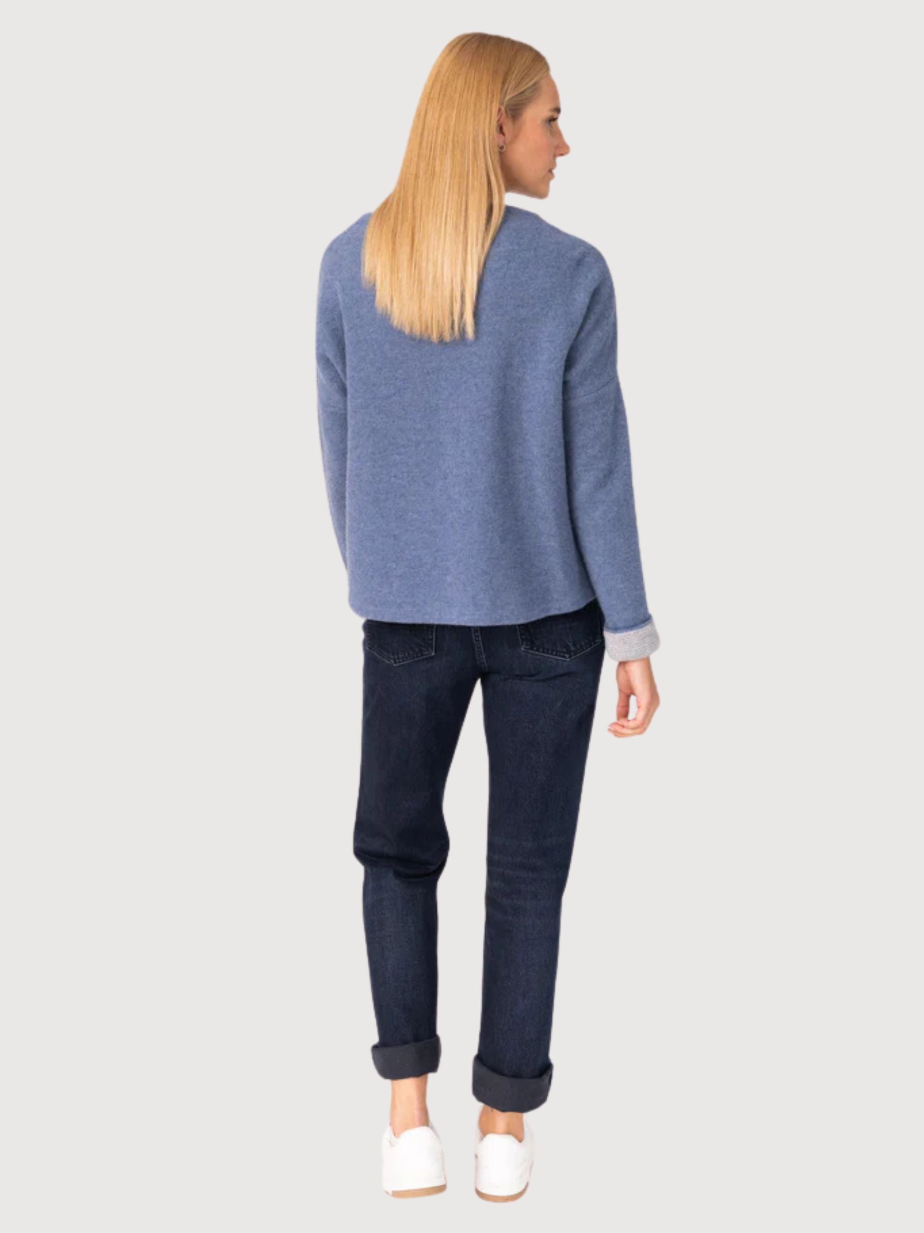Pullover Nicoletta Wool Blue | Stapf