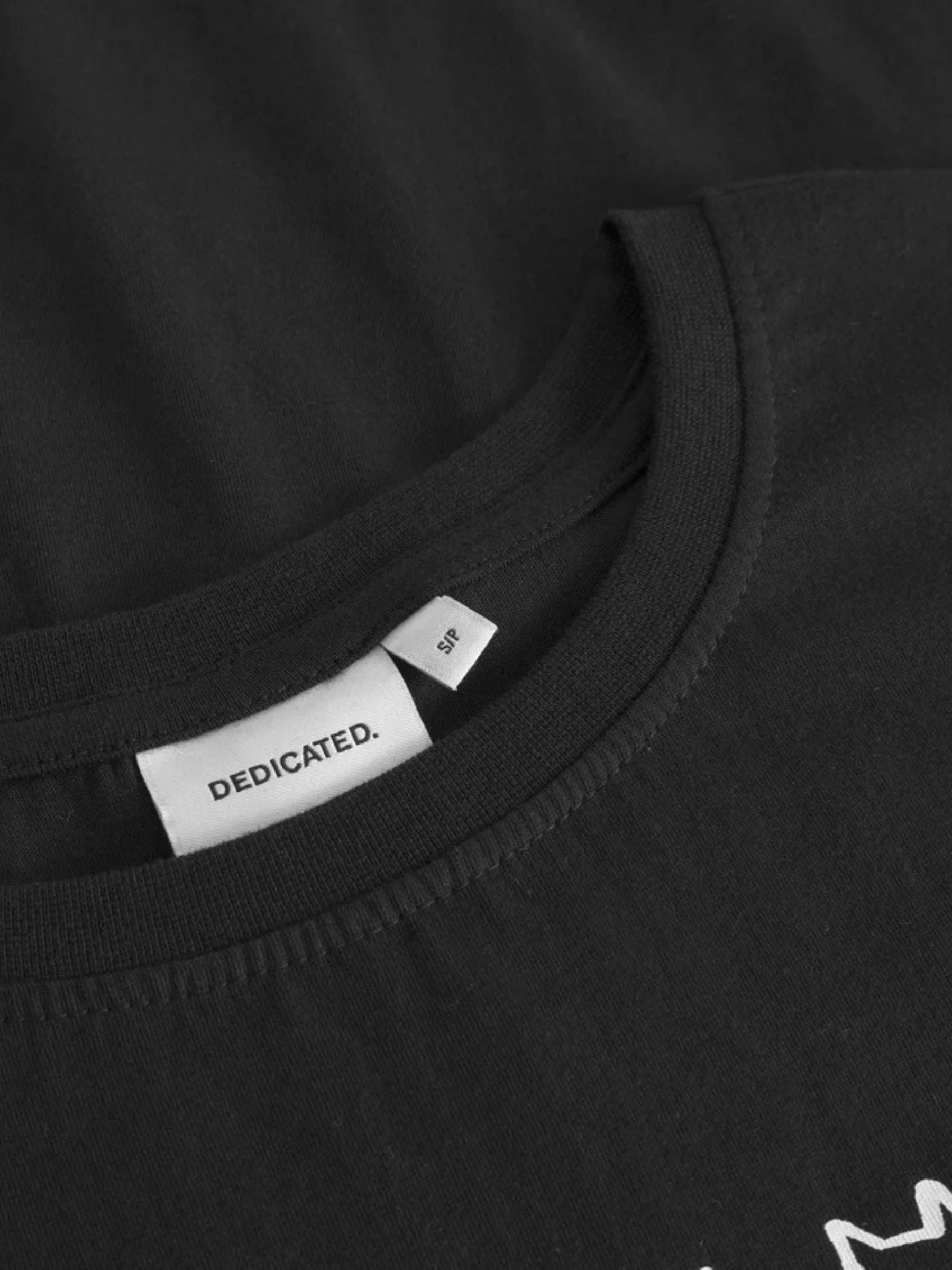 T-shirt Visby Cat Crowd Black | Dedicated