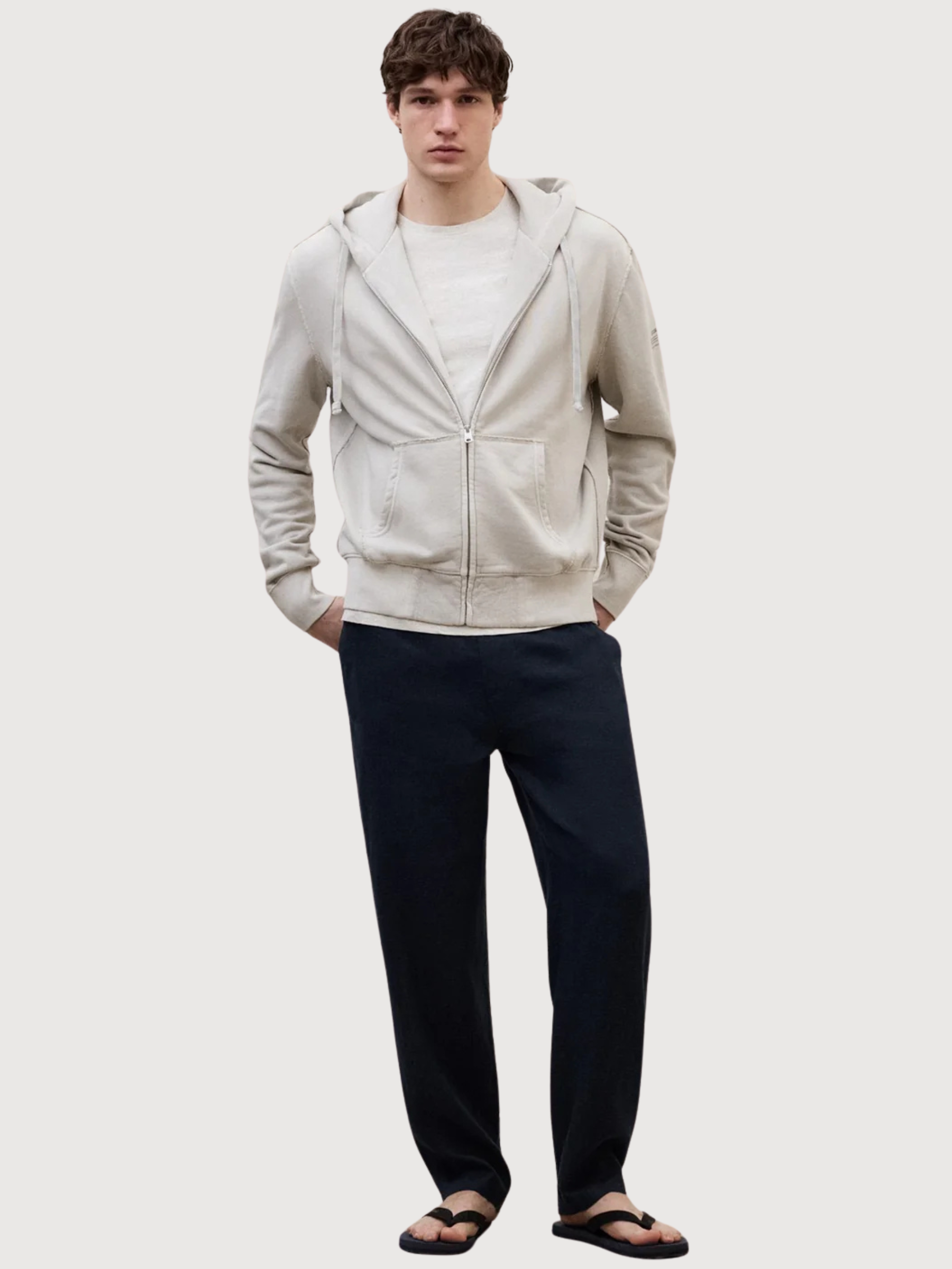 Sweatshirt Rena Mann Grau Baumwolle | Ecoalf