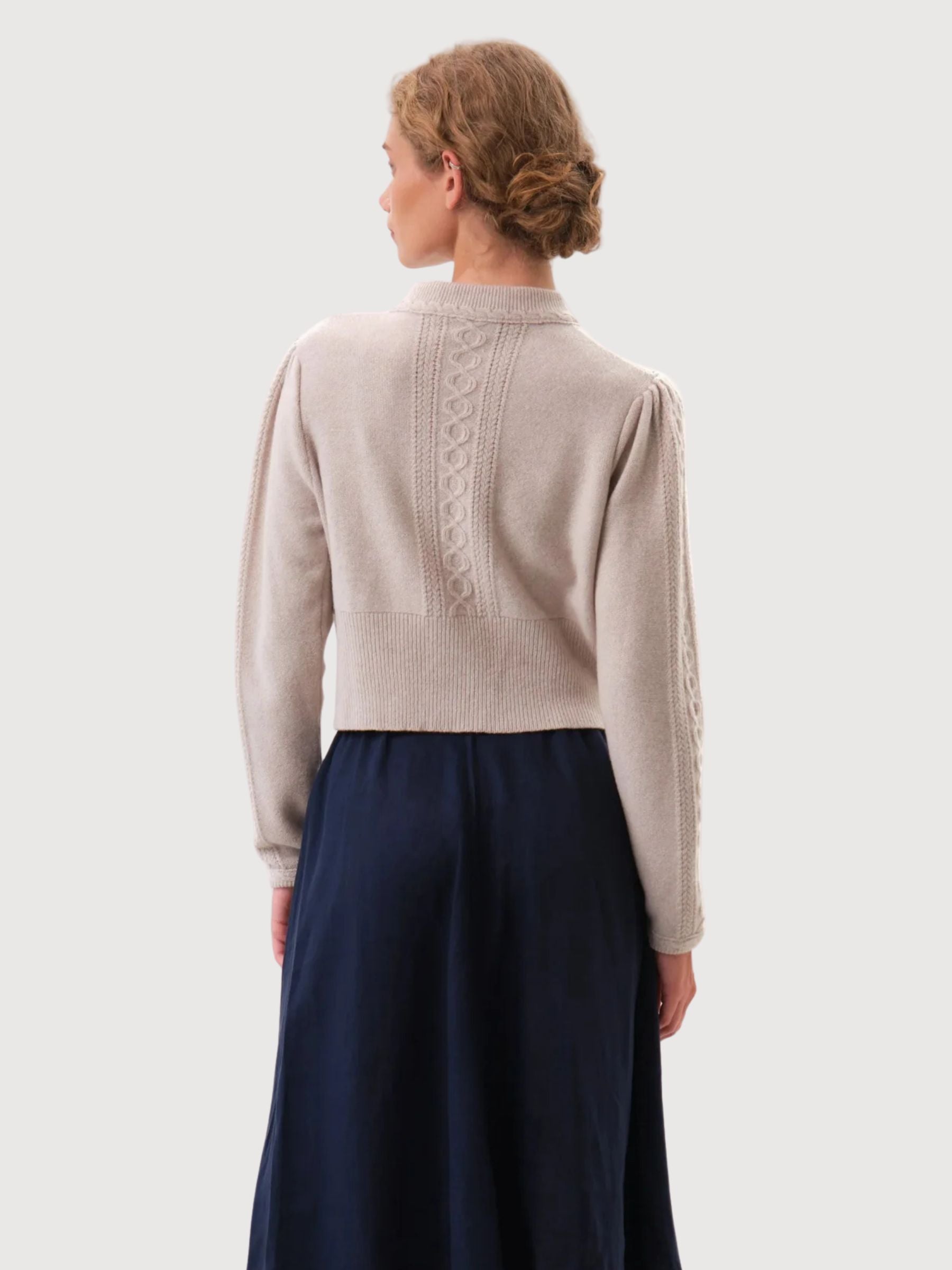 Strickjacke Coralie Elfenbein | Feli und Hans
