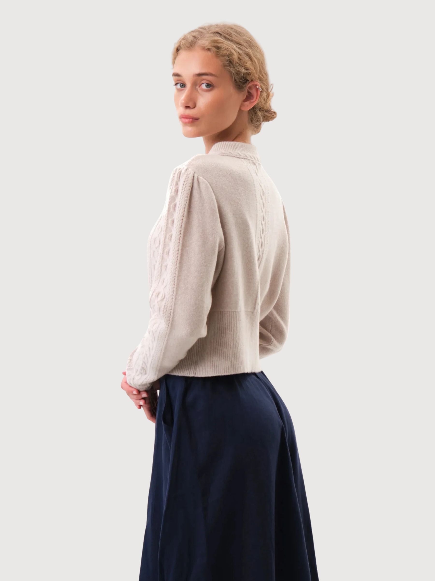 Strickjacke Coralie Elfenbein | Feli und Hans